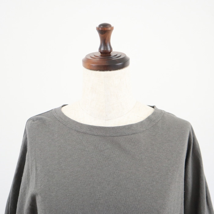 新色入荷！NARU(ナル) ムラ糸リサイクル天竺ワイドプルオーバー 648003