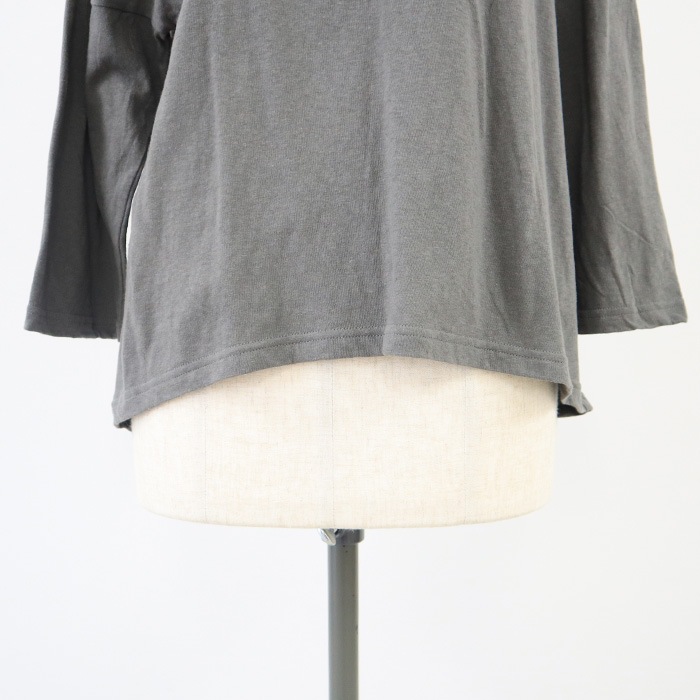 新色入荷！NARU(ナル) ムラ糸リサイクル天竺ワイドプルオーバー 648003