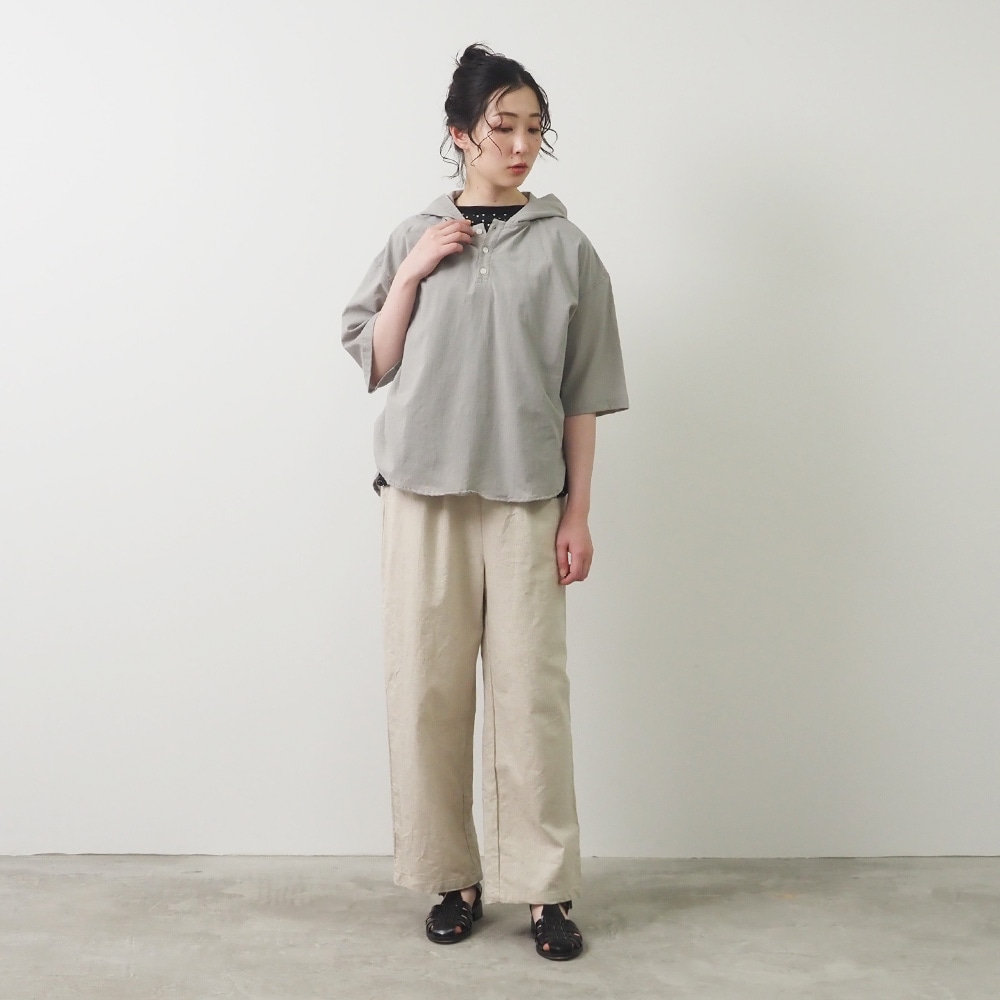 NARU(ナル) ふんわりローン フーディーシャツ 661926