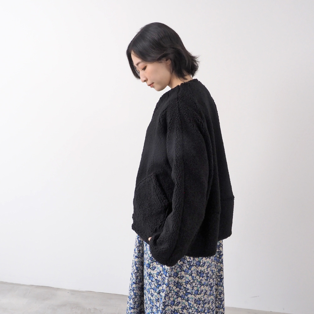 NARU(ナル) もこもこプードルパイル ラグランジャケット 666016