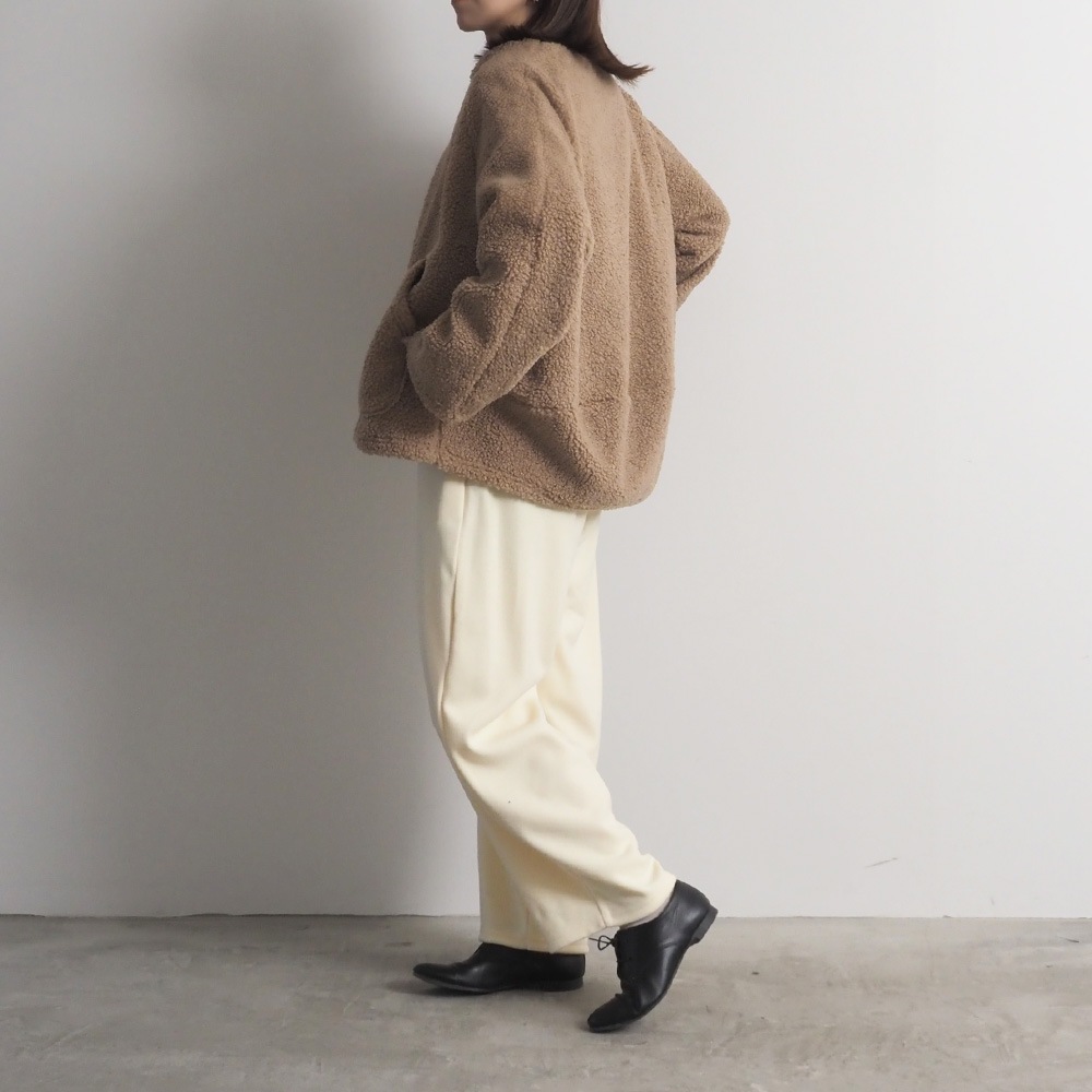 NARU(ナル) もこもこプードルパイル ラグランジャケット 666016