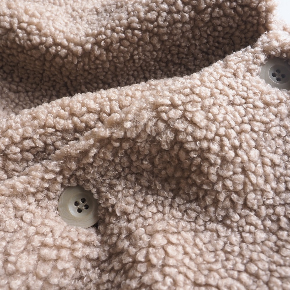 NARU(ナル) もこもこプードルパイル ラグランジャケット 666016