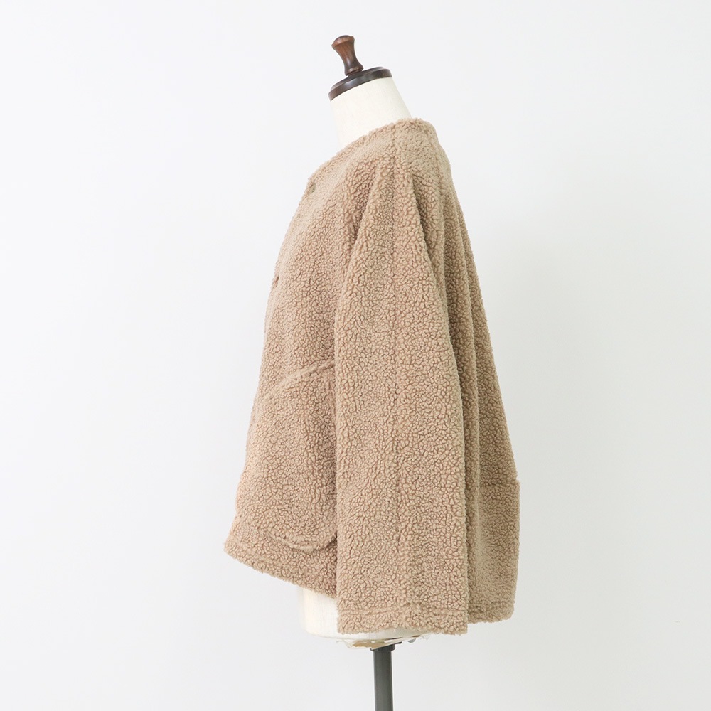 NARU(ナル) もこもこプードルパイル ラグランジャケット 666016