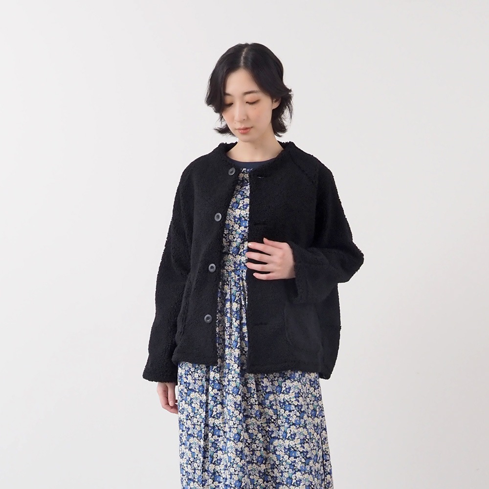 NARU(ナル) もこもこプードルパイル ラグランジャケット 666016