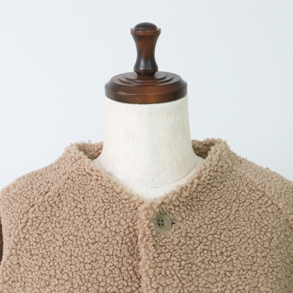 NARU(ナル) もこもこプードルパイル ラグランジャケット 666016