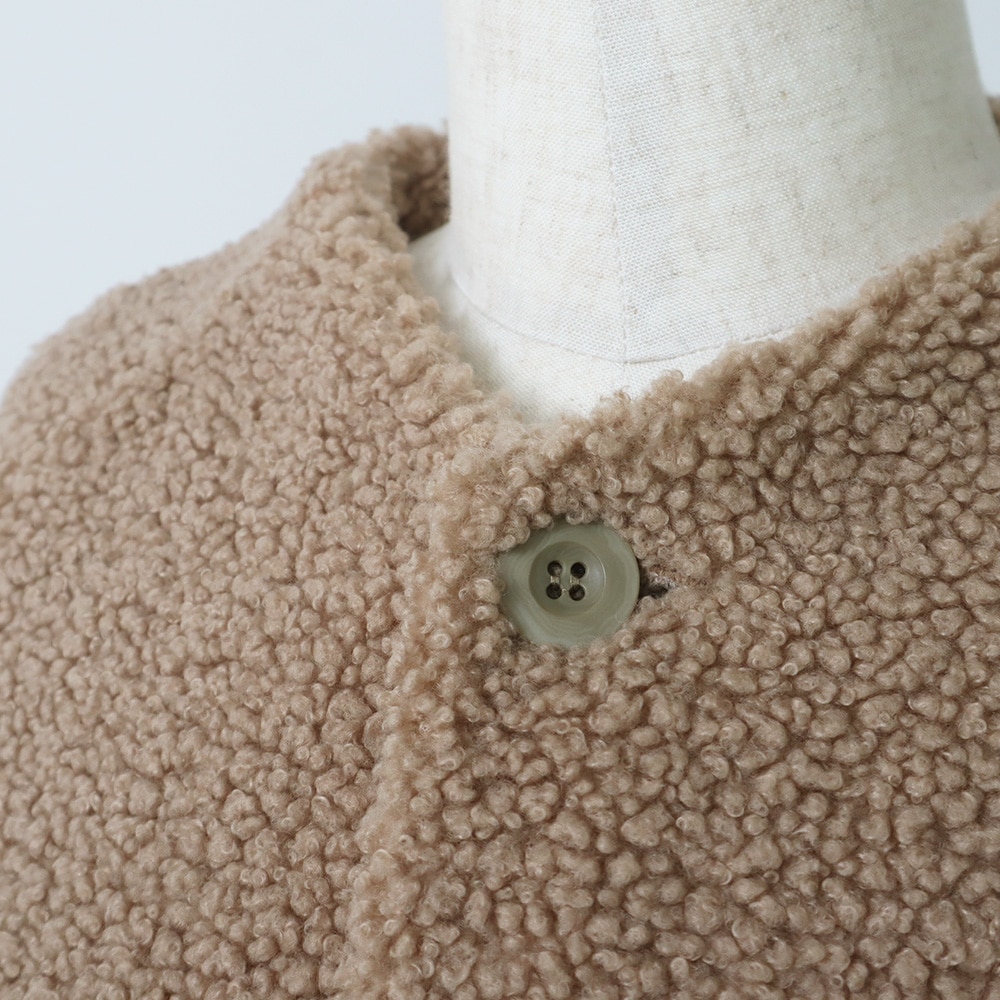 NARU(ナル) もこもこプードルパイル ラグランジャケット 666016