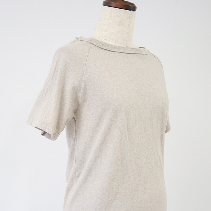 NARU(ナル) ムラ糸リサイクル天竺ラグランTシャツ 648002