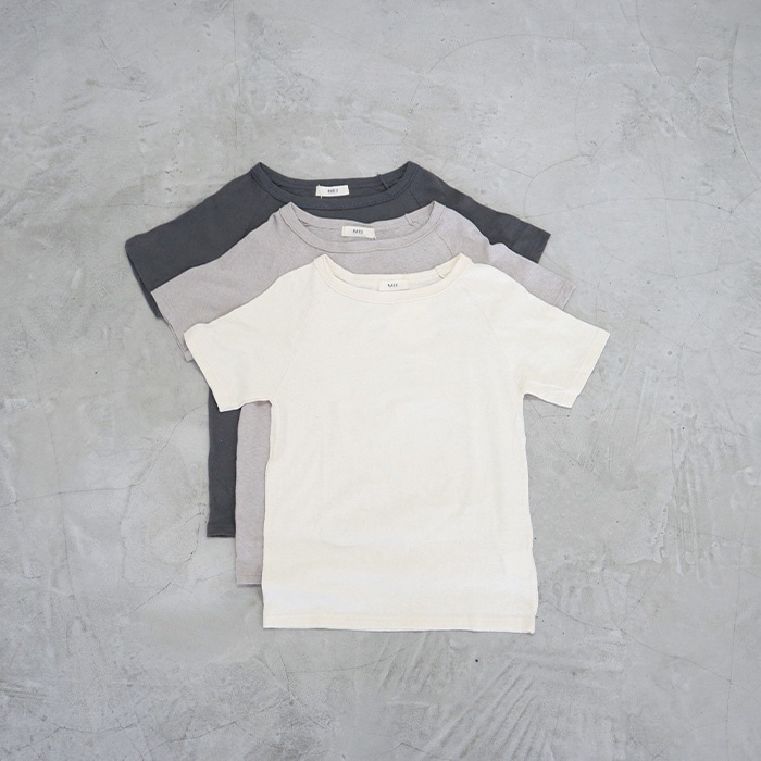 NARU(ナル) ムラ糸リサイクル天竺ラグランTシャツ 648002