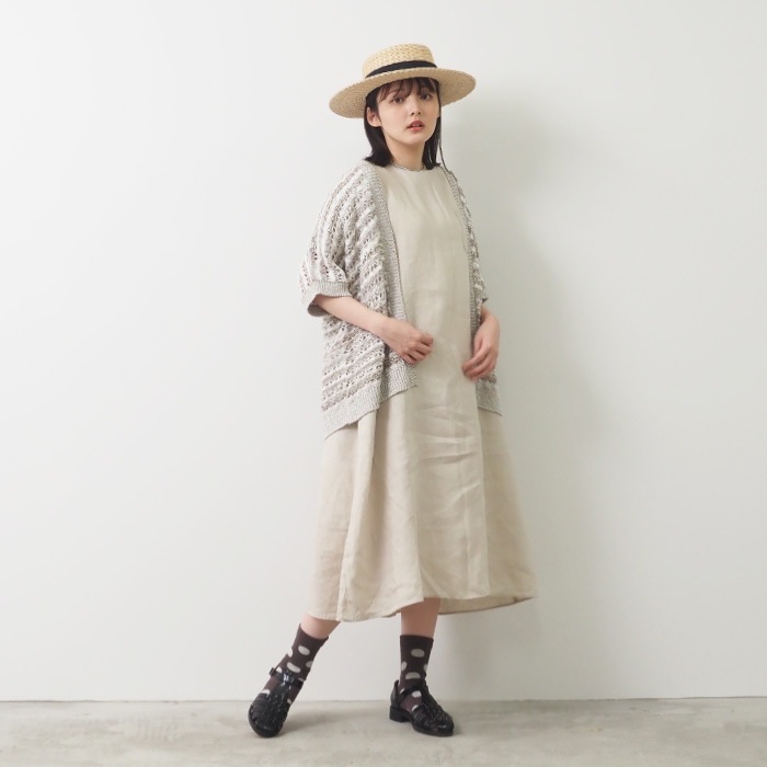 NARU(ナル) 40フレンチリネン ポケットワンピース 655830 | all_items