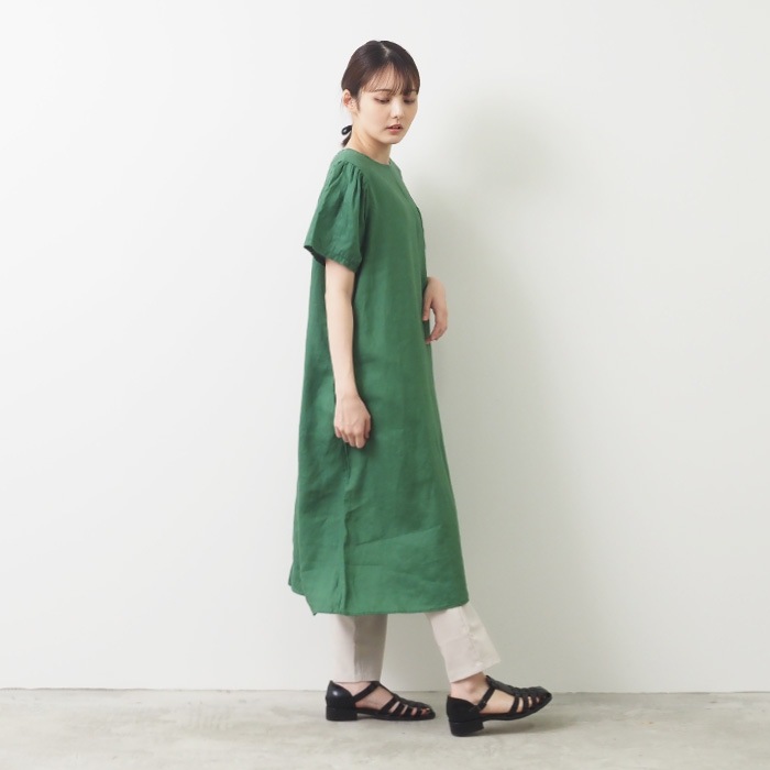 NARU(ナル) 40フレンチリネン ポケットワンピース 655830 | all_items