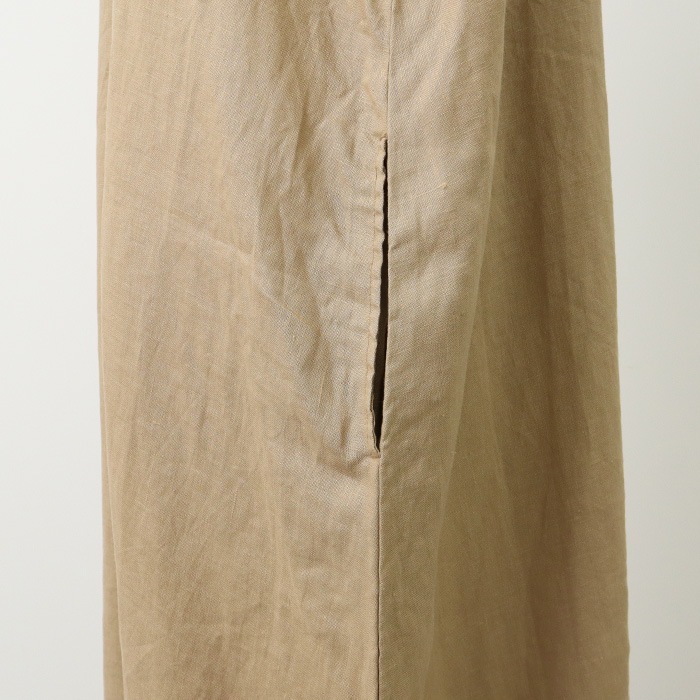 NARU(ナル) 40フレンチリネン ポケットワンピース 655830