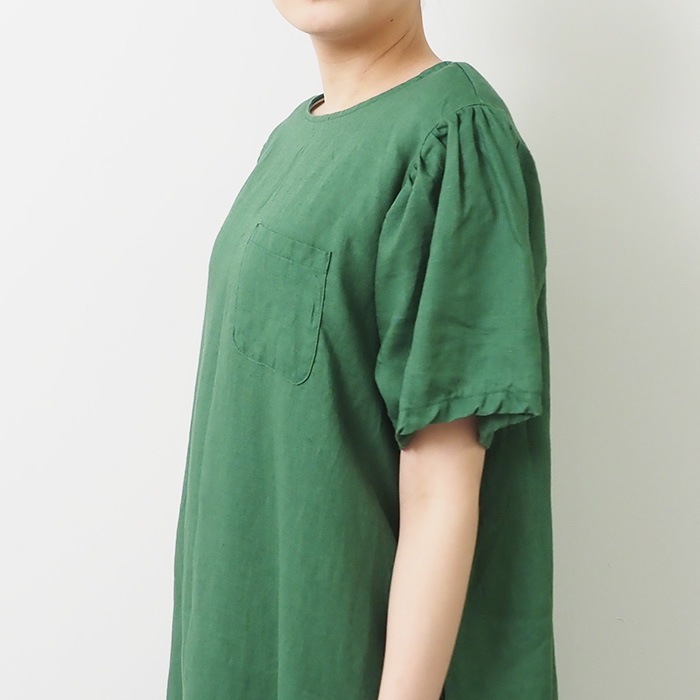 NARU(ナル) 40フレンチリネン ポケットワンピース 655830