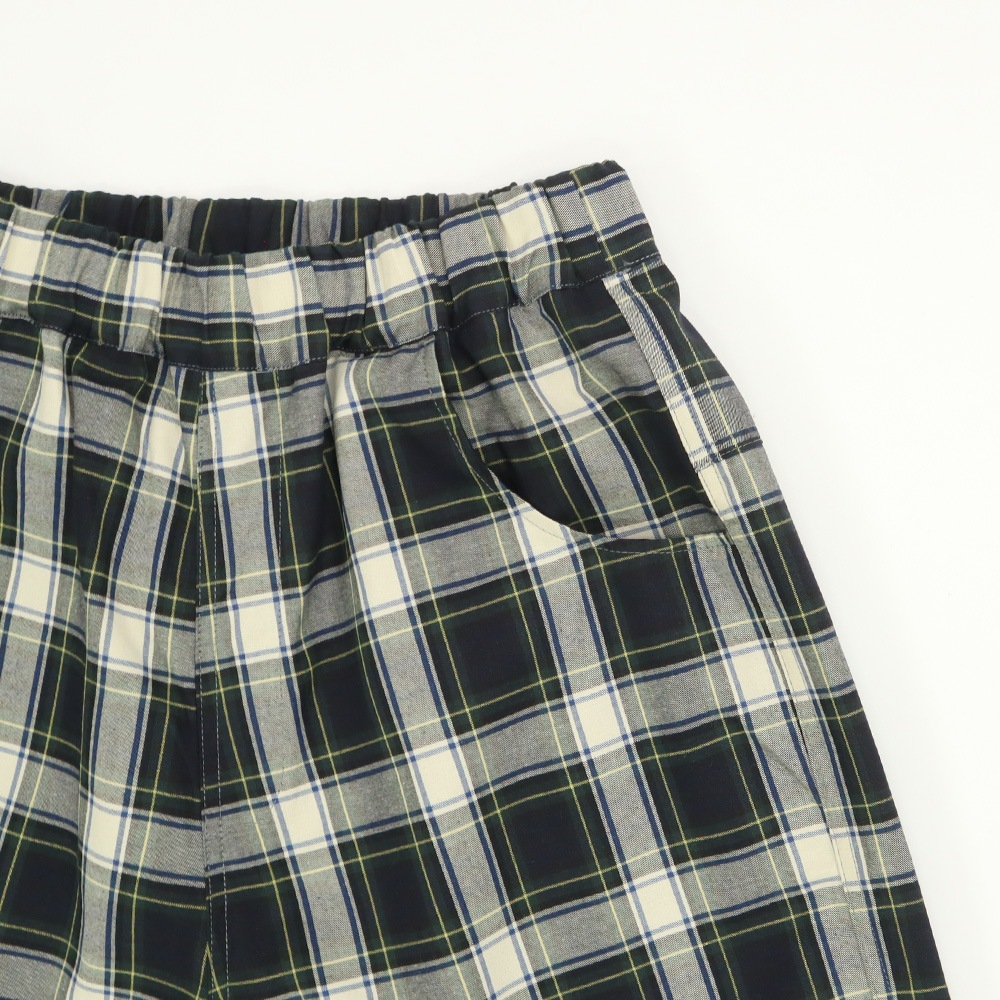 NARU(ナル) 高密度ギャバチェック ノッポパンツ 662915