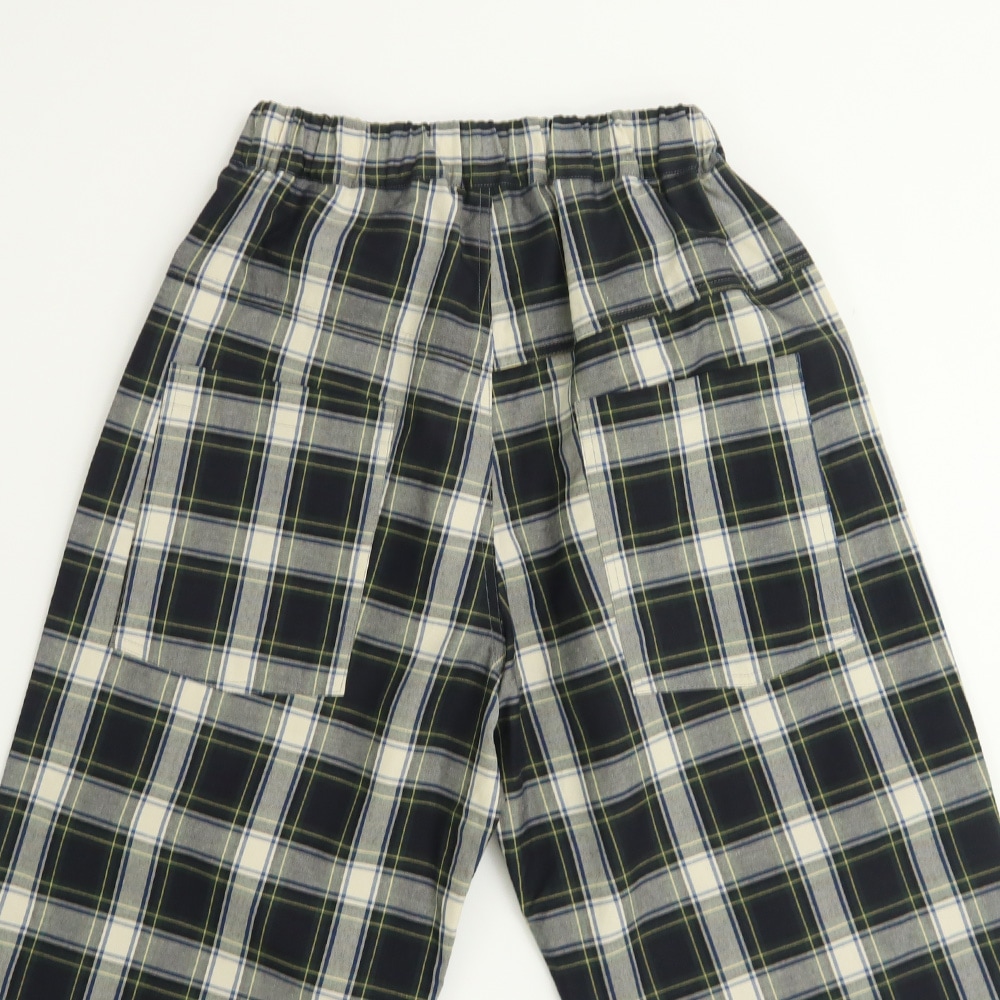 NARU(ナル) 高密度ギャバチェック ノッポパンツ 662915