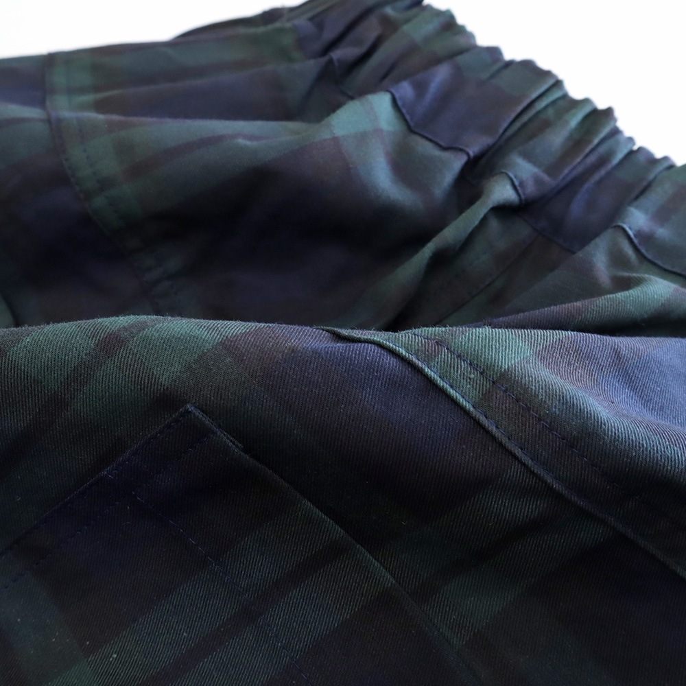 NARU(ナル) 高密度ギャバチェック ノッポパンツ 662915