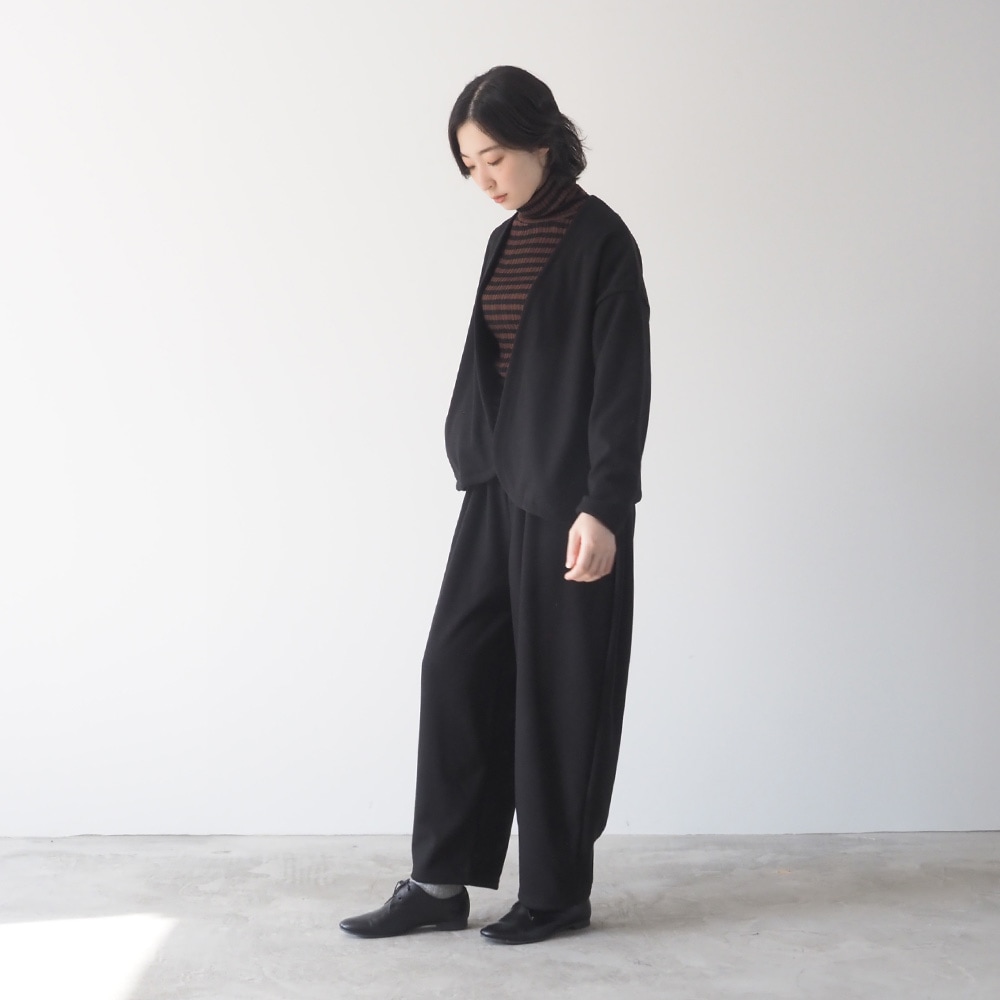 NARU(ナル) ブラッシュメルトンスムース ロングエッグパンツ 6692011