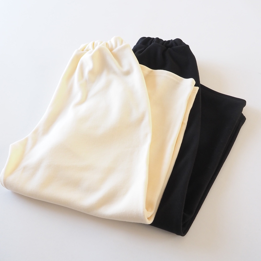 NARU(ナル) ブラッシュメルトンスムース ロングエッグパンツ 6692011