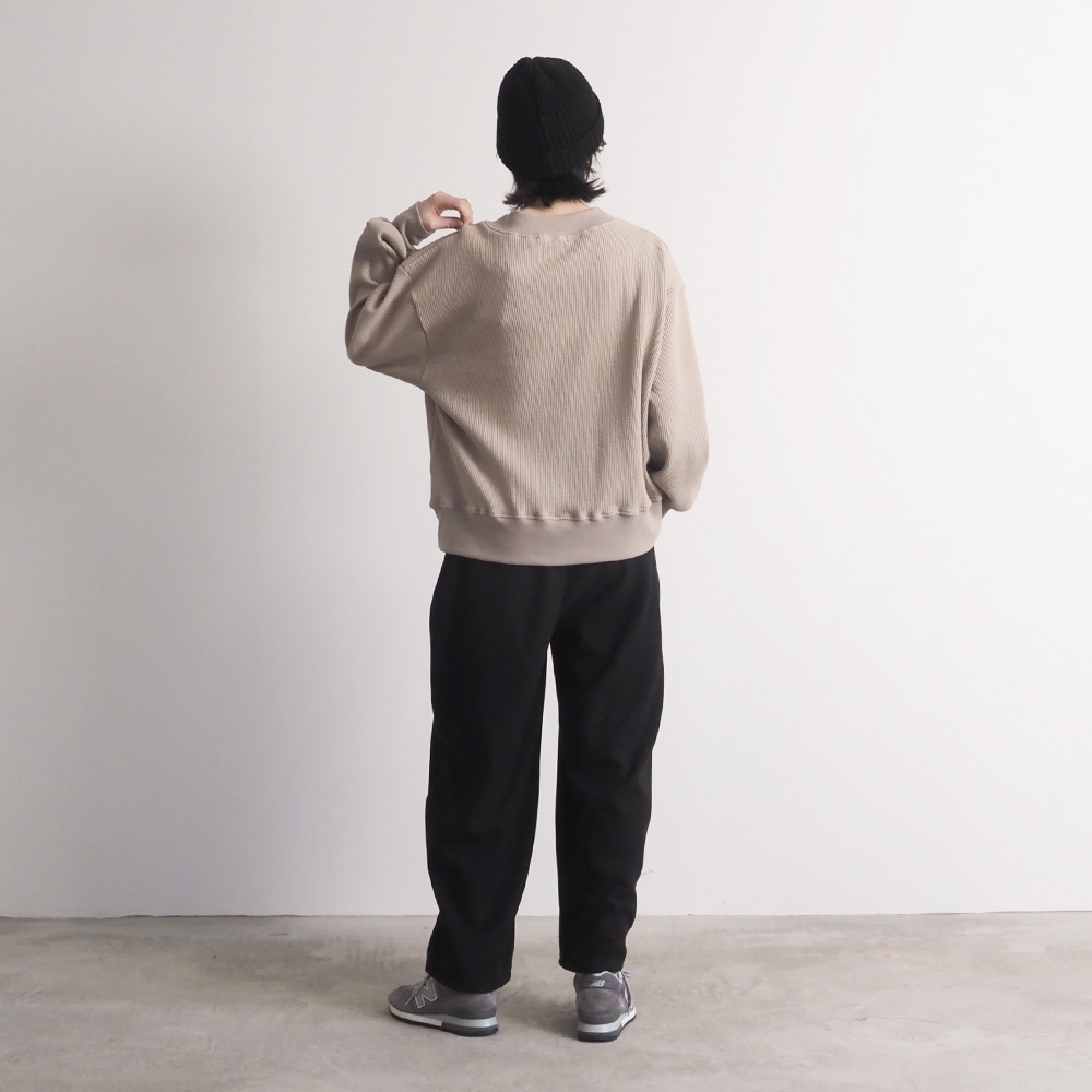 NARU(ナル) ブラッシュメルトンスムース ロングエッグパンツ 6692011