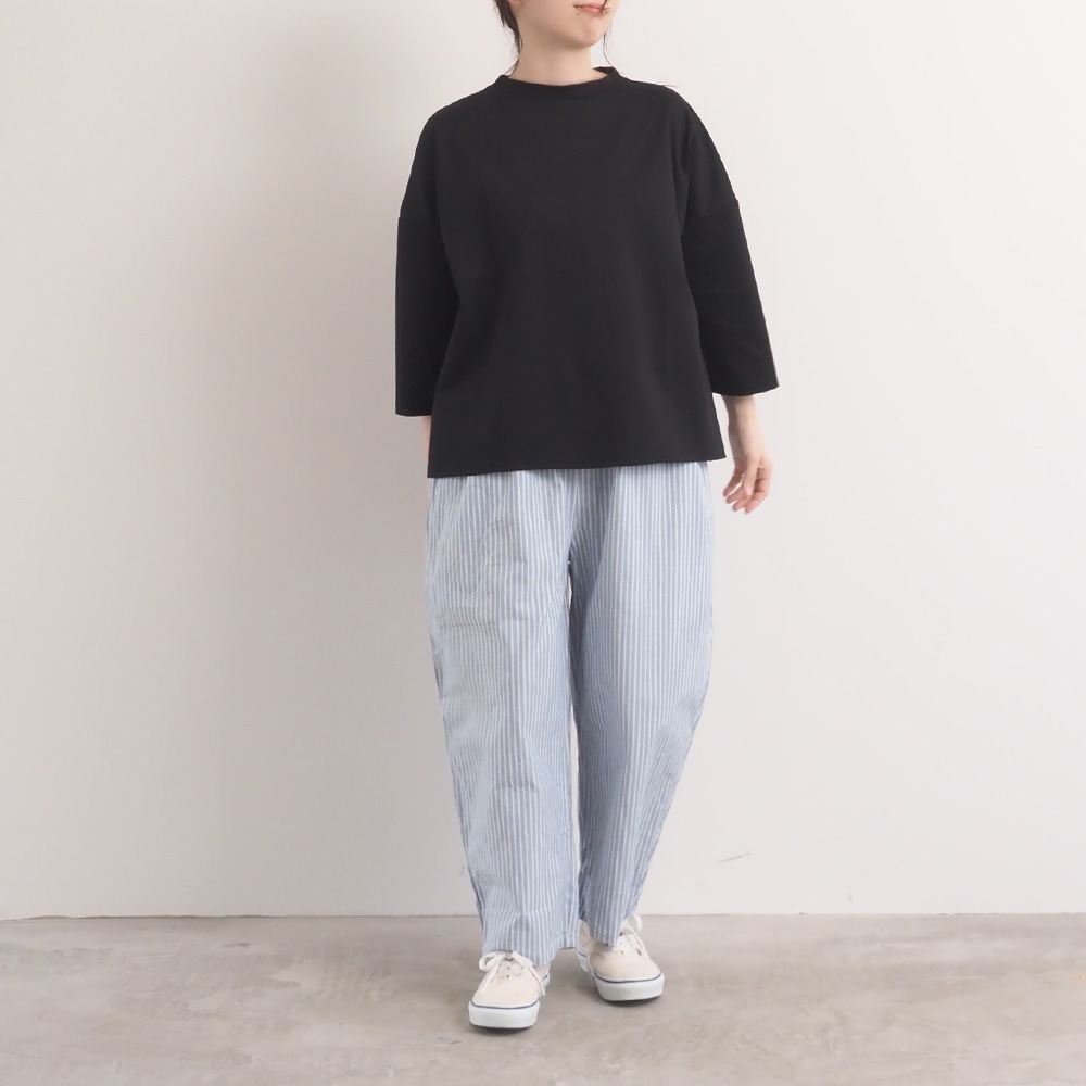 NARU(ナル) スーピマコットンポンチ ワイドT7分袖 661241