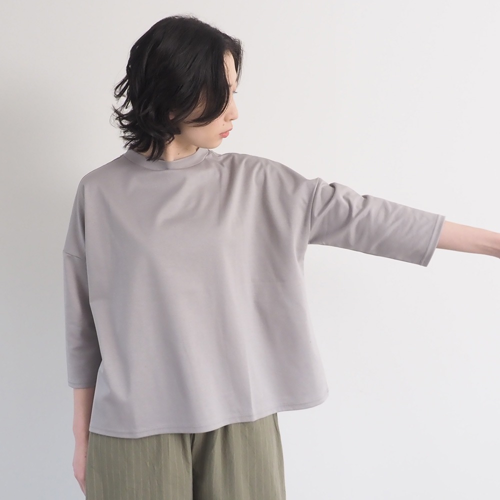 NARU(ナル) スーピマコットンポンチ ワイドT7分袖 661241