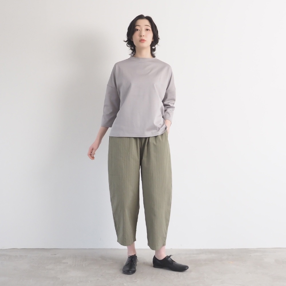 NARU(ナル) スーピマコットンポンチ ワイドT7分袖 661241