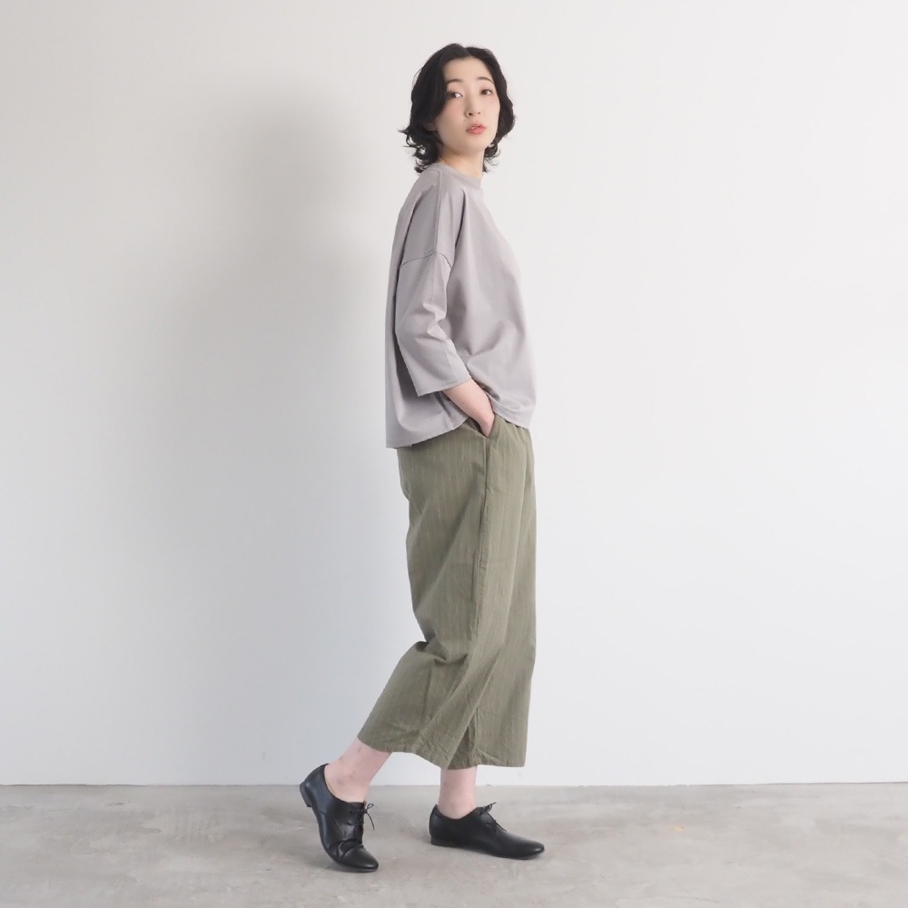 NARU(ナル) スーピマコットンポンチ ワイドT7分袖 661241