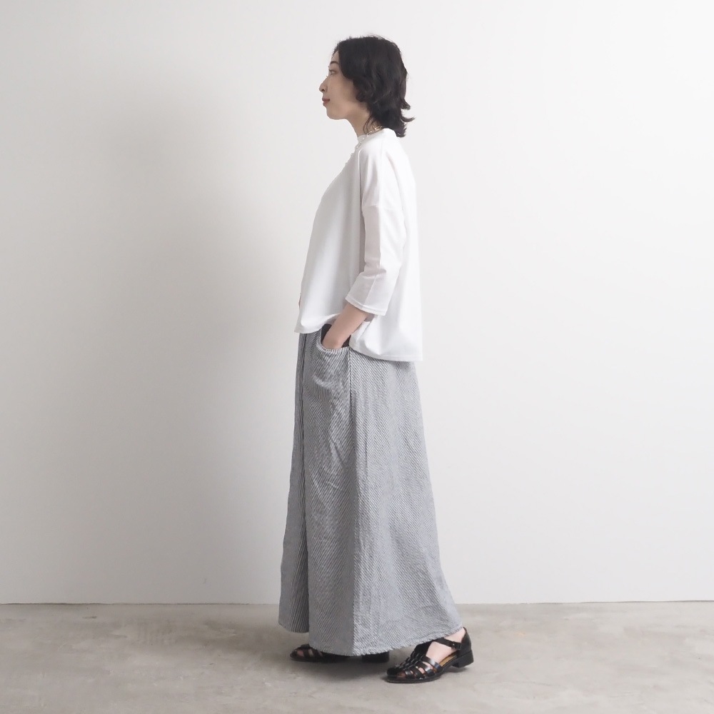 NARU(ナル) スーピマコットンポンチ ワイドT7分袖 661241