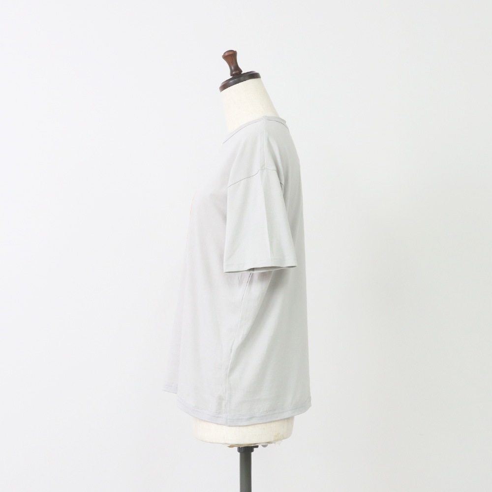 NARU(ナル) emoemo様コラボ ナチュラルソフト天竺 nekoTシャツ 667007