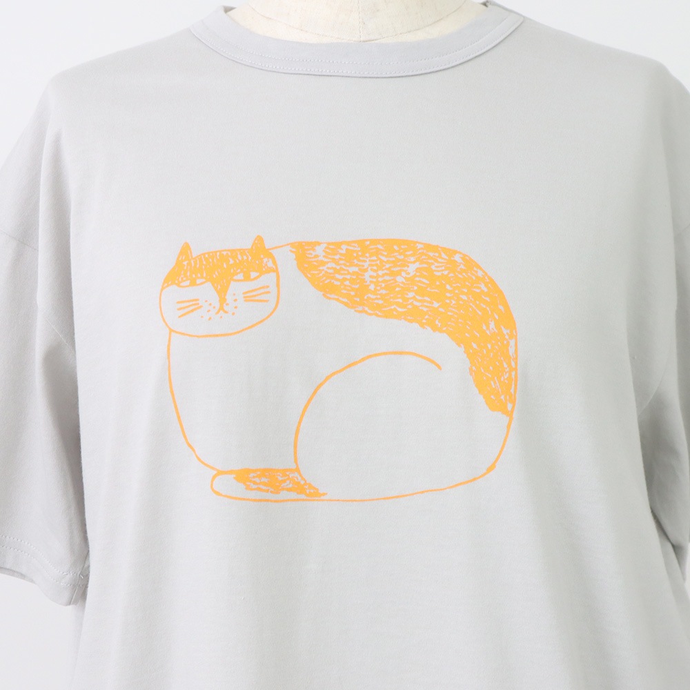 NARU(ナル) emoemo様コラボ ナチュラルソフト天竺 nekoTシャツ 667007