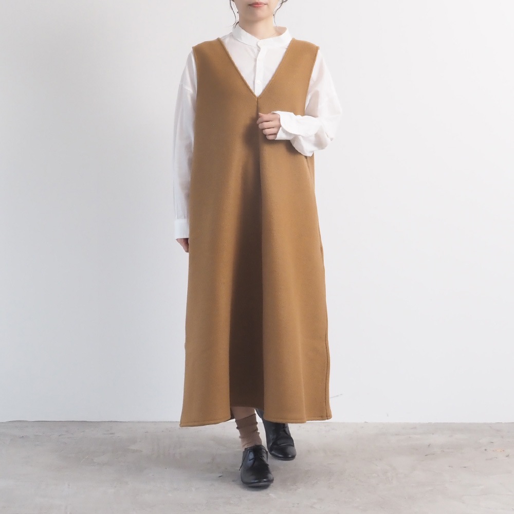 NARU(ナル) メルトンウール ジャンパースカート 665896