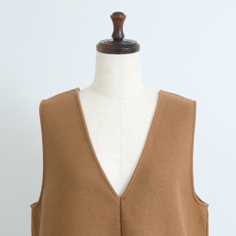 NARU(ナル) メルトンウール ジャンパースカート 665896