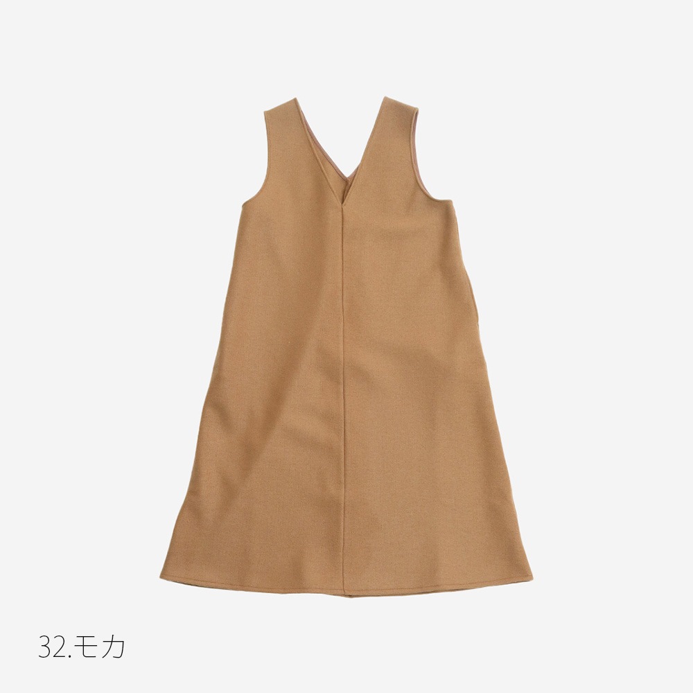 NARU(ナル) メルトンウール ジャンパースカート 665896