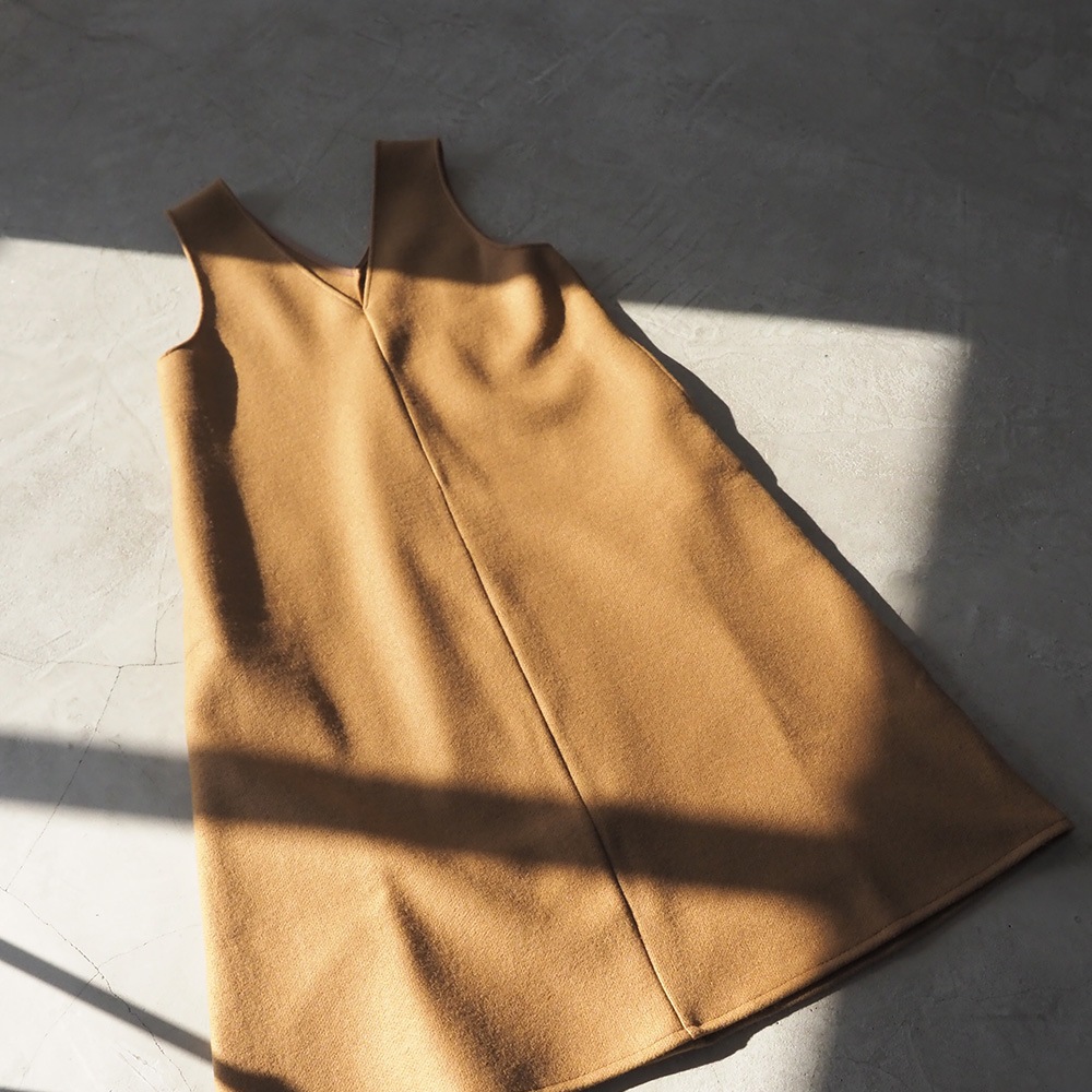 NARU(ナル) メルトンウール ジャンパースカート 665896