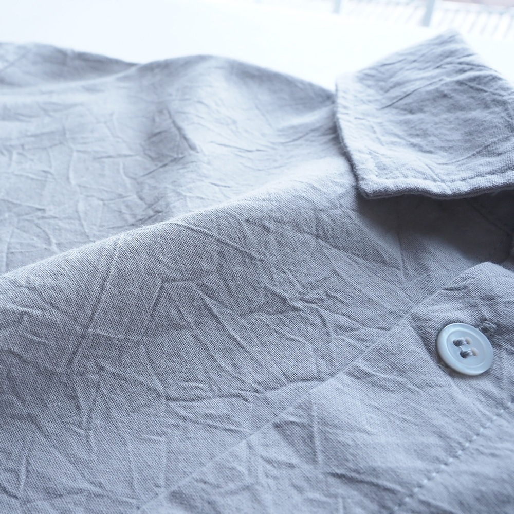 NARU(ナル) シーチングハンドワッシャー フレアシャツ 671826