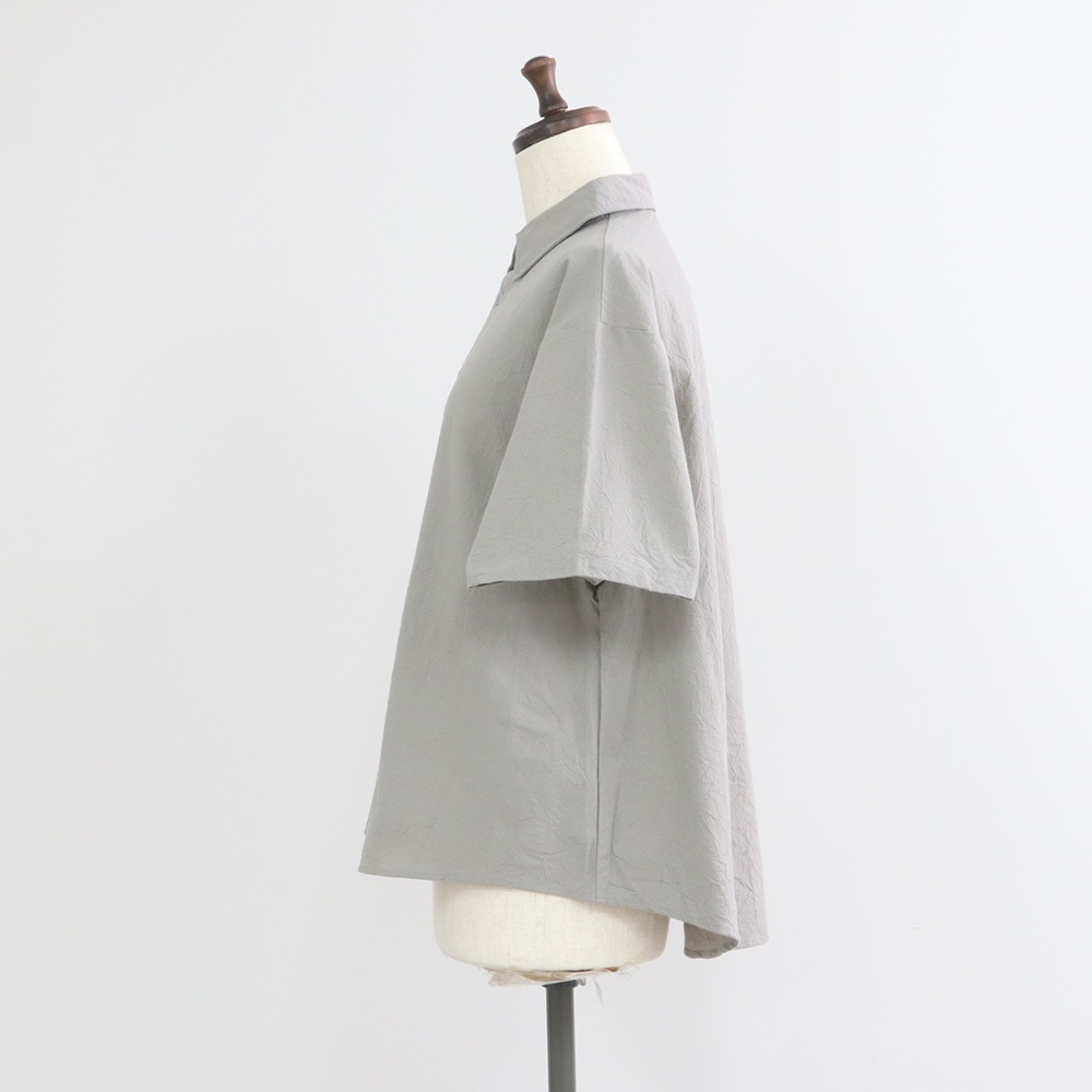 NARU(ナル) シーチングハンドワッシャー フレアシャツ 671826