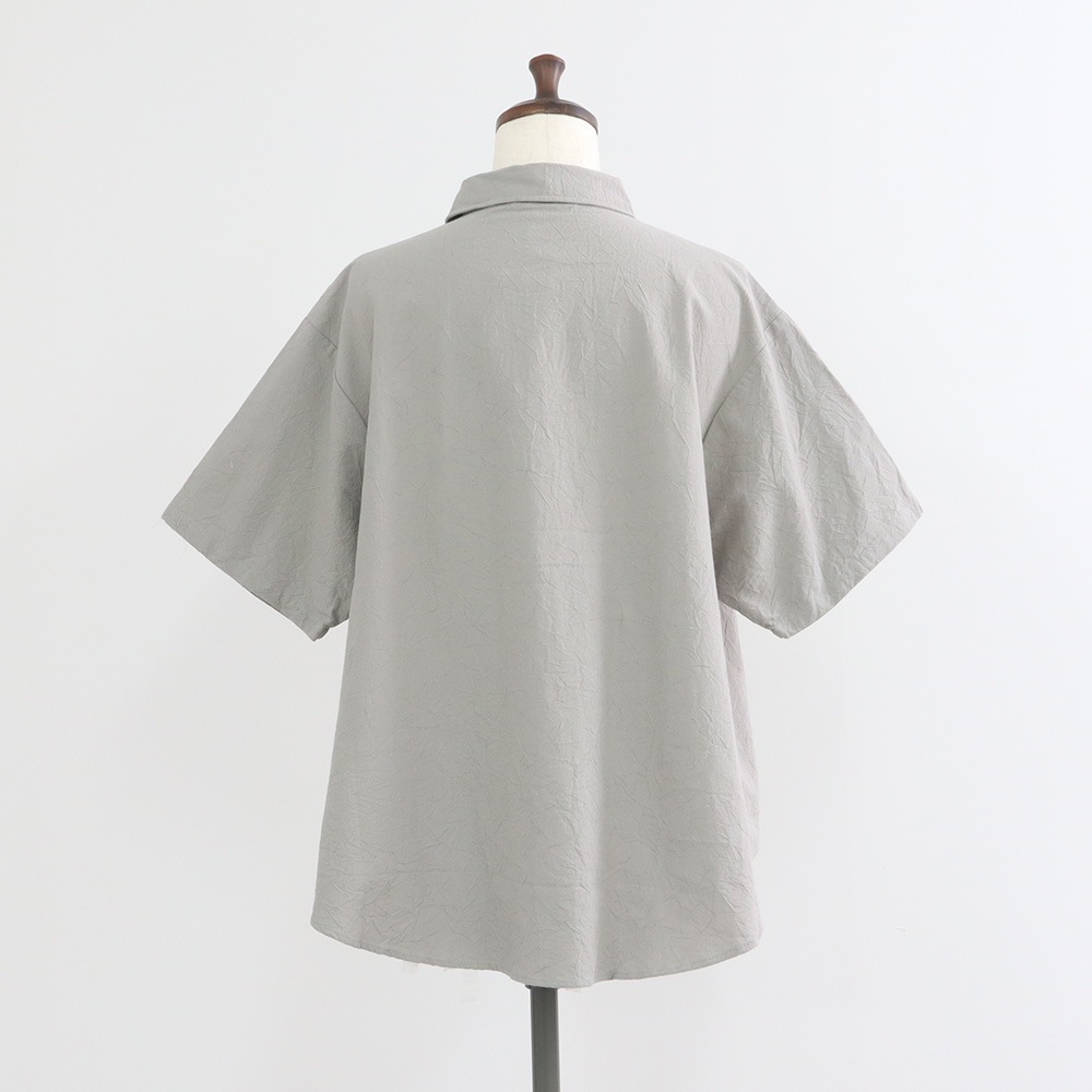 NARU(ナル) シーチングハンドワッシャー フレアシャツ 671826