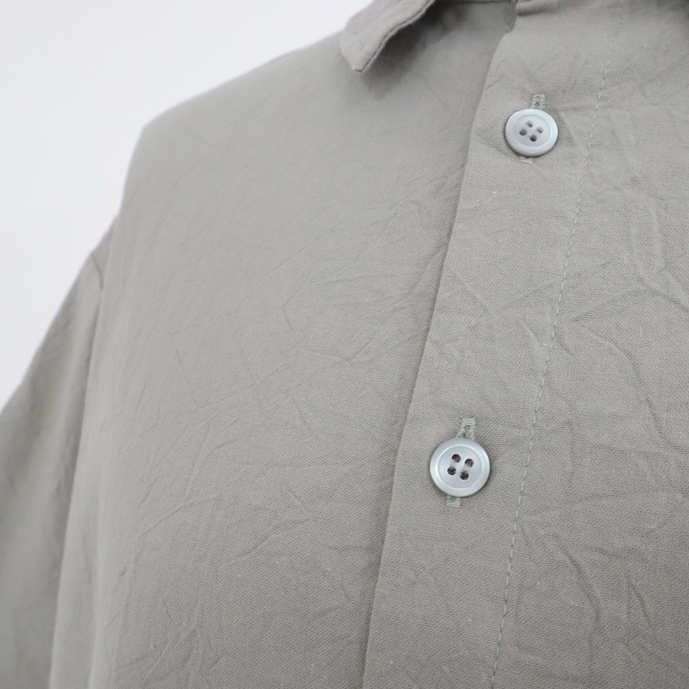 NARU(ナル) シーチングハンドワッシャー フレアシャツ 671826