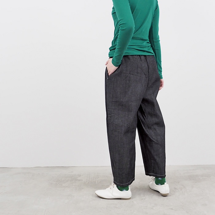 NARU(ナル) 8ozムラデニム エッグパンツ 647125