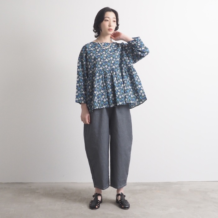 【予約】NARU(ナル) 8ozムラデニム エッグパンツ 647125