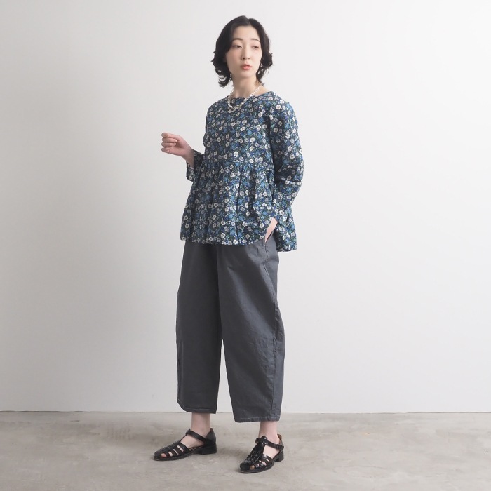 【予約】NARU(ナル) 8ozムラデニム エッグパンツ 647125