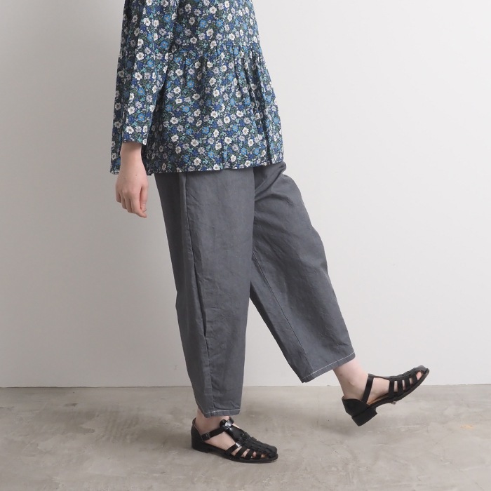 【予約】NARU(ナル) 8ozムラデニム エッグパンツ 647125