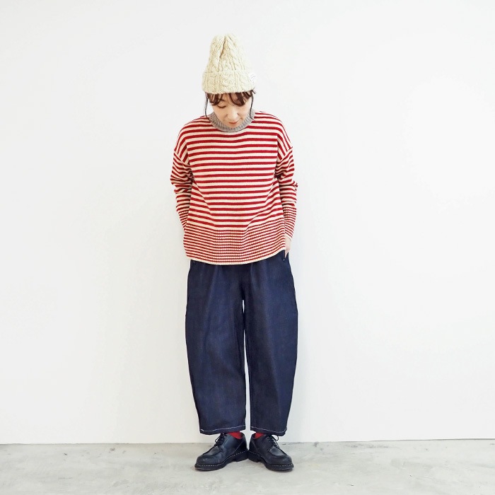 NARU(ナル) 8ozムラデニム エッグパンツ 647125