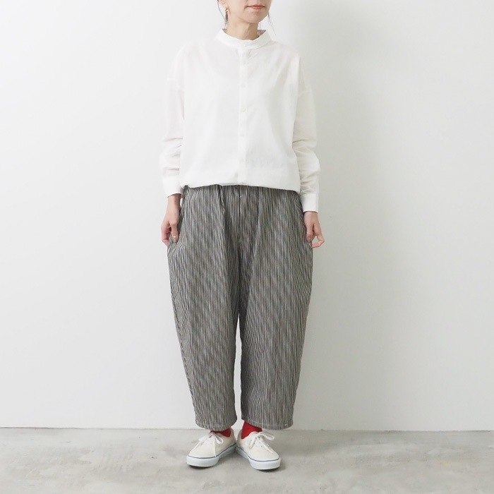 NARU(ナル) 8ozカラーヒッコリー エッグパンツ 655822