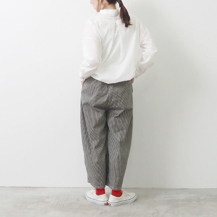 NARU(ナル) 8ozカラーヒッコリー エッグパンツ 655822