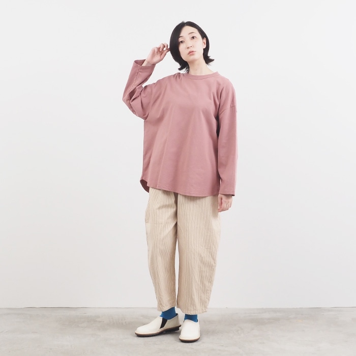 NARU(ナル) 8ozカラーヒッコリー エッグパンツ 655822 | 2025春