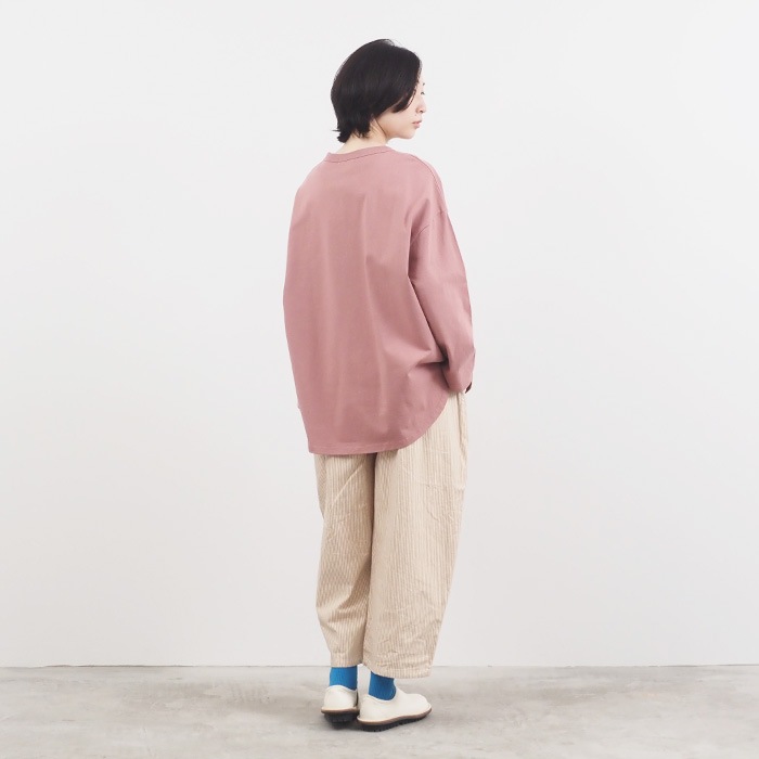 NARU(ナル) 8ozカラーヒッコリー エッグパンツ 655822