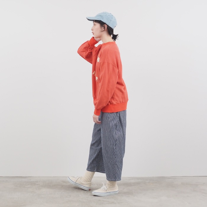 NARU(ナル) 8ozカラーヒッコリー エッグパンツ 655822