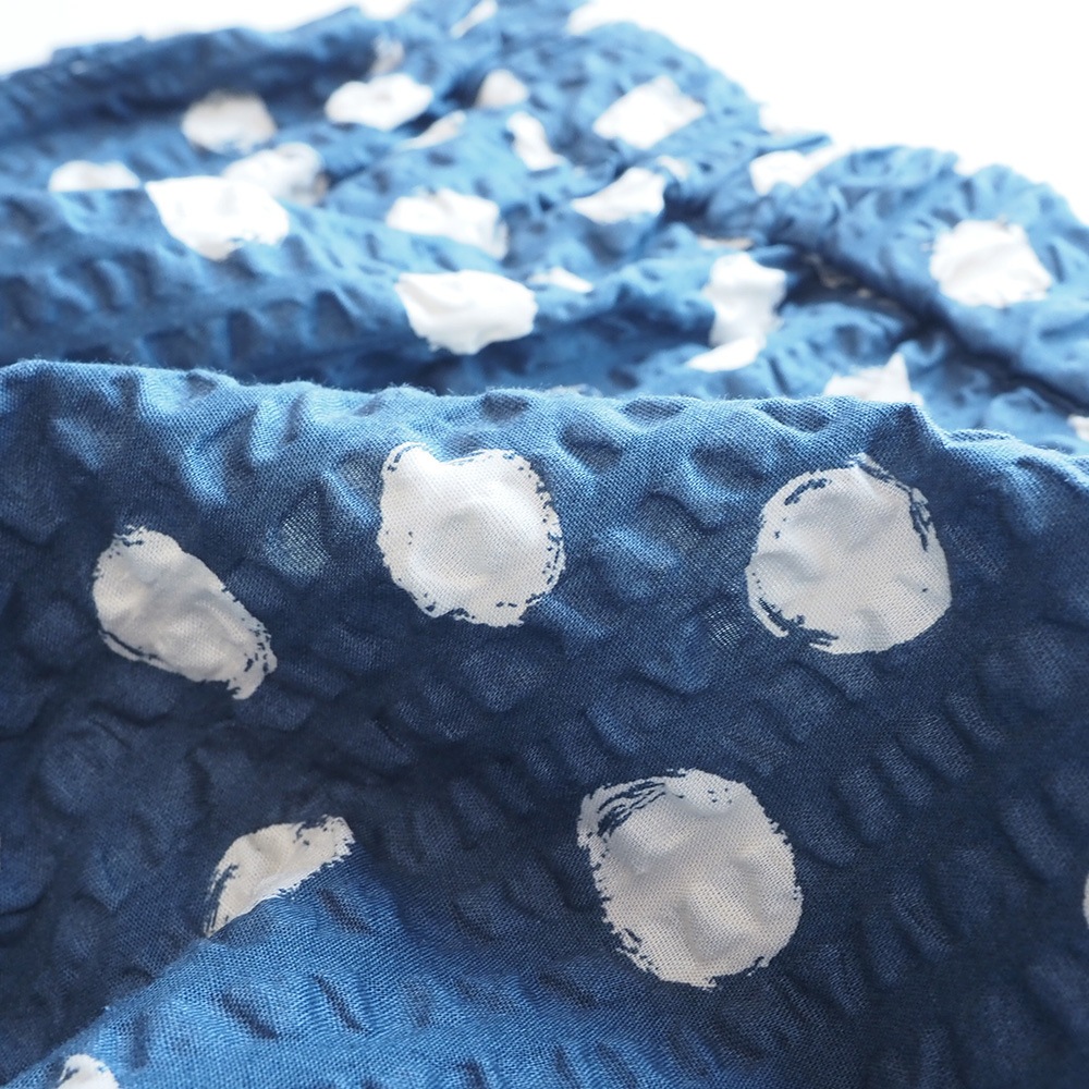 NARU(ナル) リップルクロスランダムドット エッグパンツ 667812