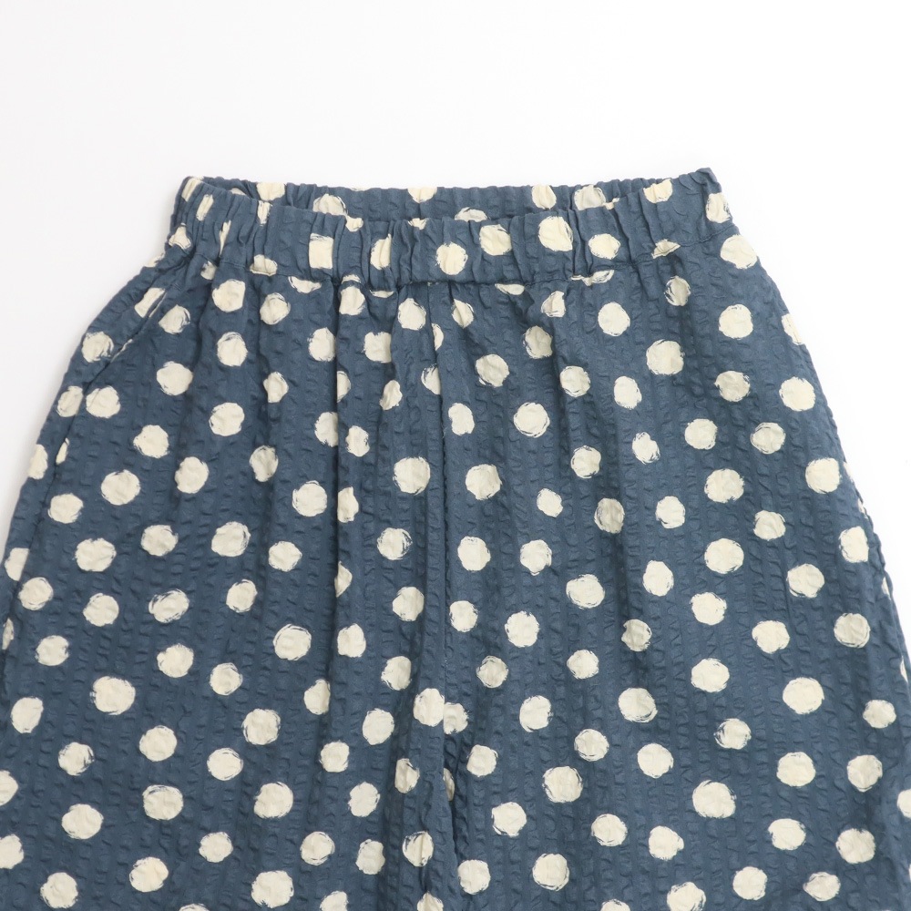 NARU(ナル) リップルクロスランダムドット エッグパンツ 667812