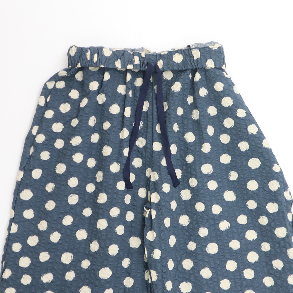 NARU(ナル) リップルクロスランダムドット エッグパンツ 667812